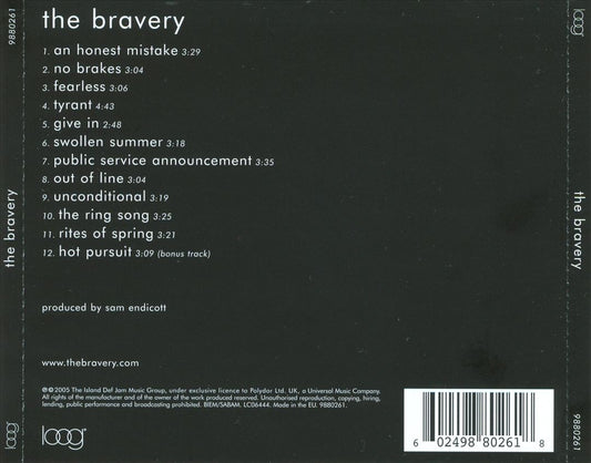 The Bravery [Bonus Track] cover art