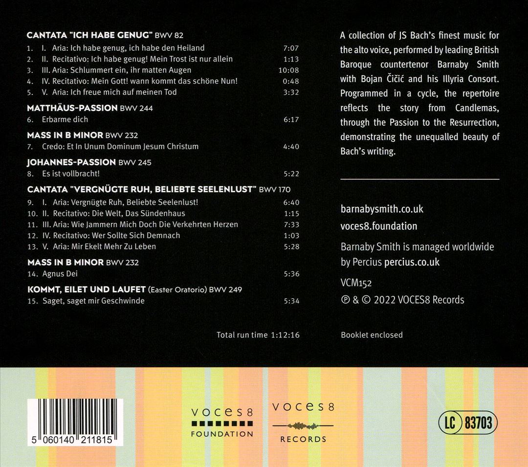 Bach cover art