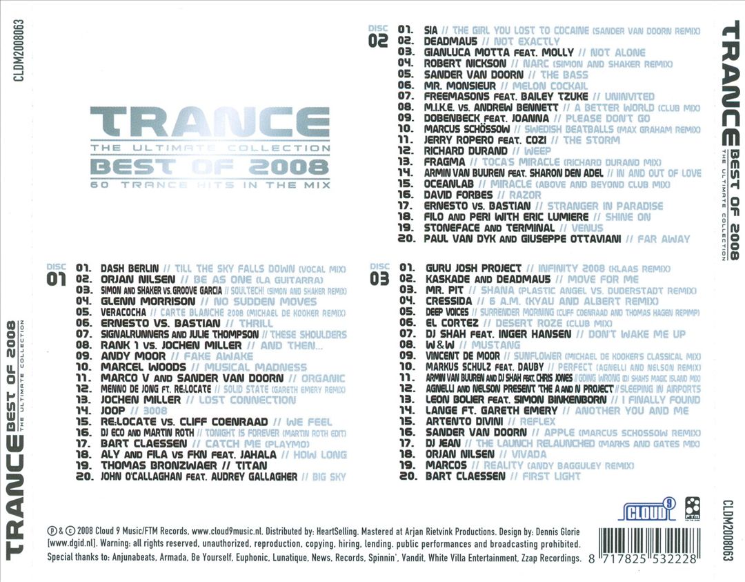 Trance the Ultimate Collection: Best of, Vol. 2 cover art