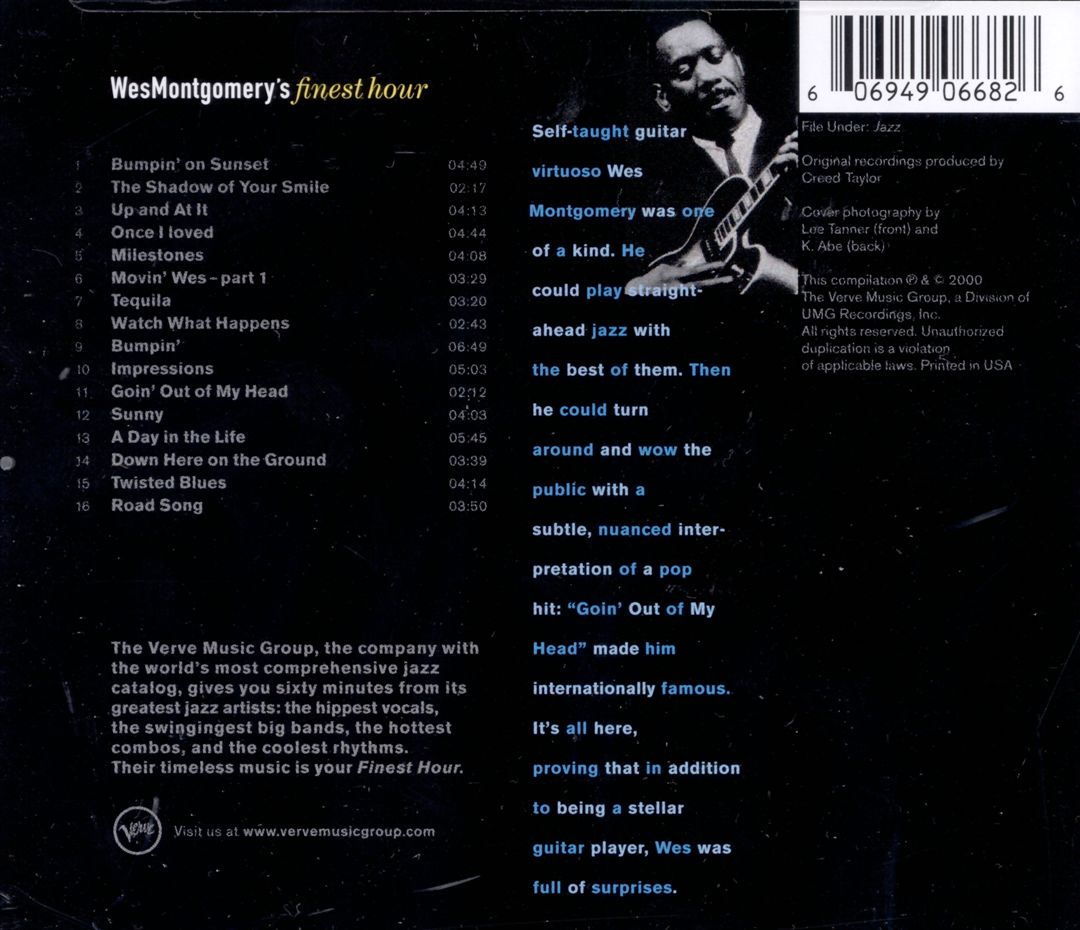 Wes Montgomery's Finest Hour cover art