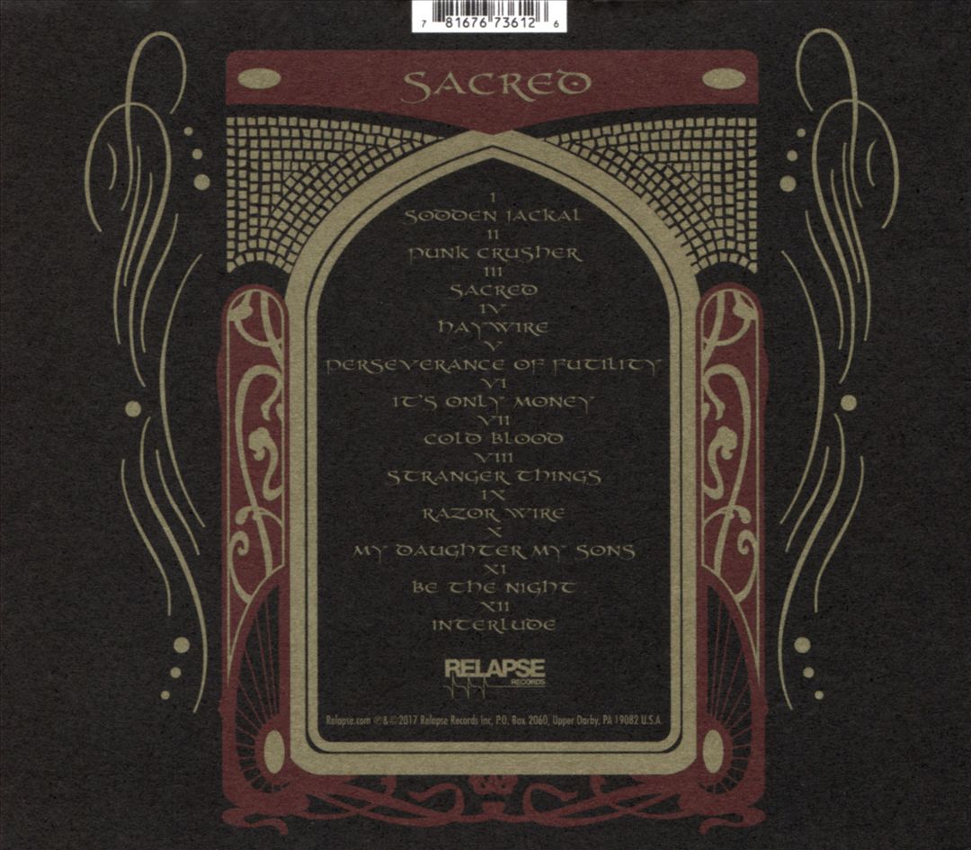 Sacred cover art