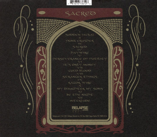 Sacred cover art