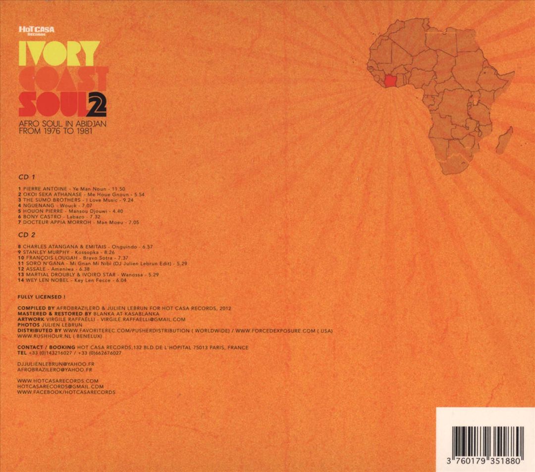 Ivory Coast Soul, Vol. 2: Afro Soul In Abidjan From 1976 To 1981 cover art
