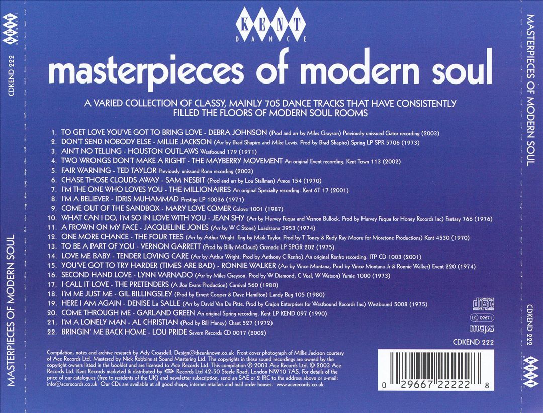 Masterpieces of Modern Soul cover art