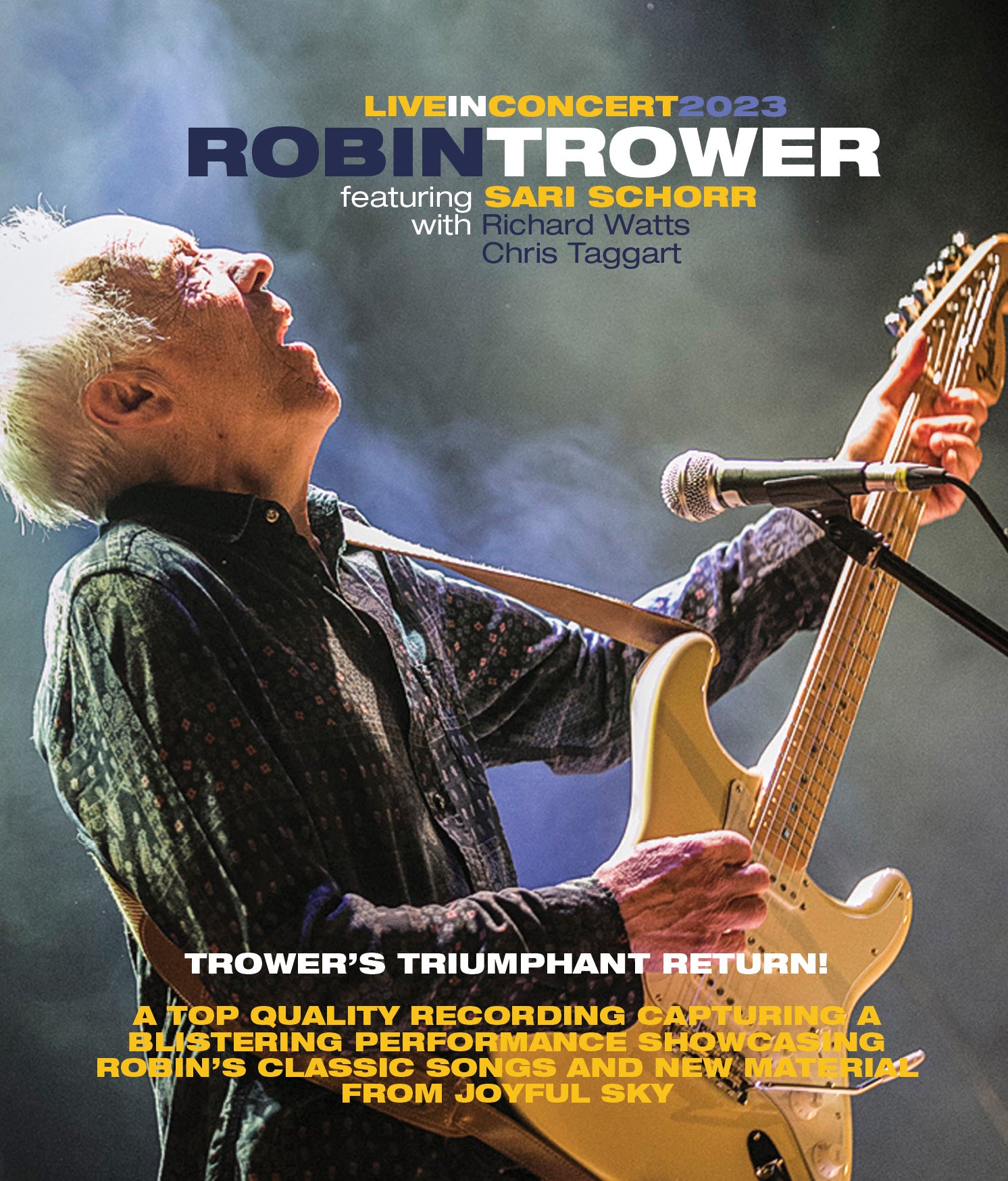 Robin Trower: Live  In Concert 2023 [Blu-ray] cover art
