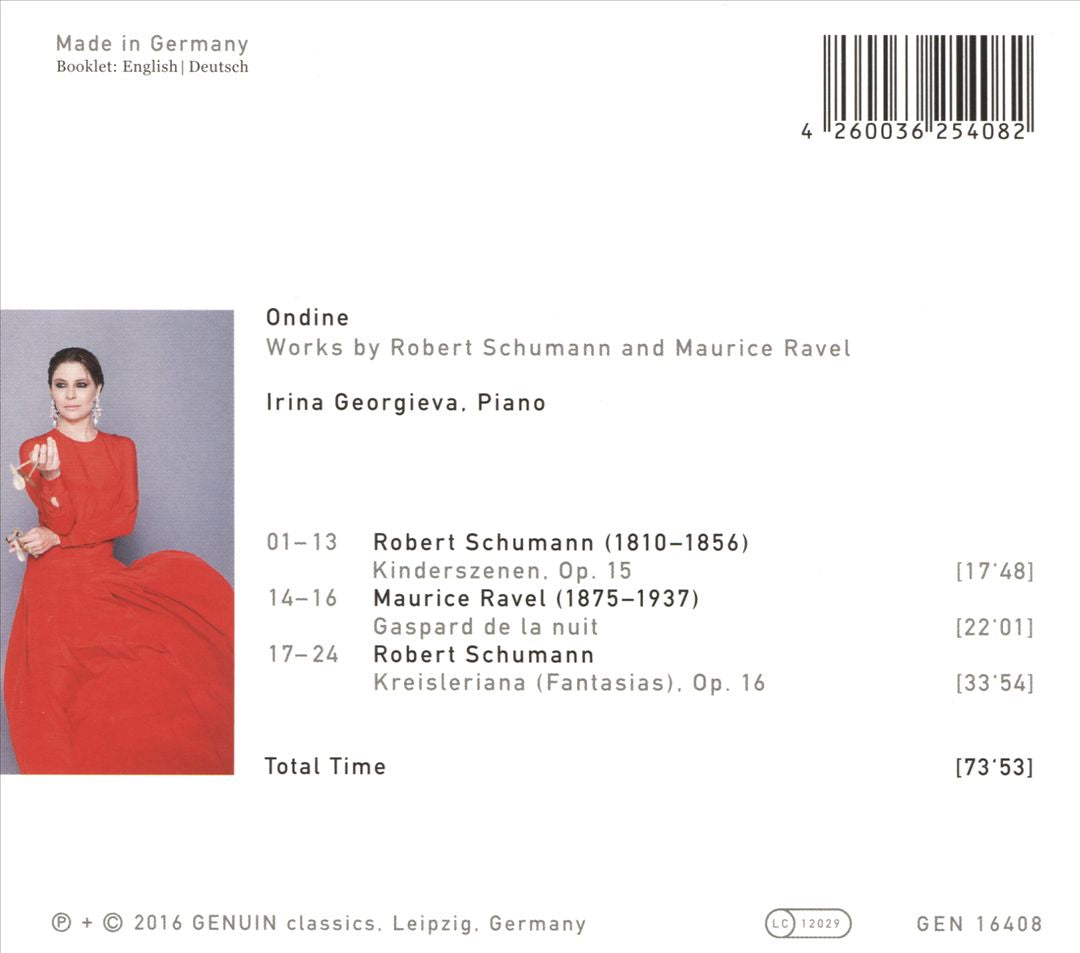 Ondine: Works by Robert Schumann and Maurice Ravel cover art
