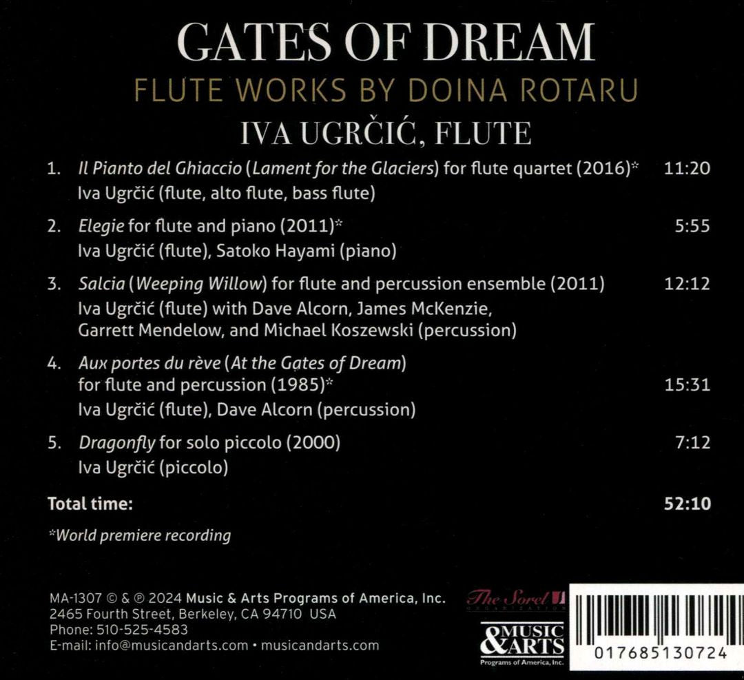 Gates of Dream: Flute Works by Doina Rotaru cover art