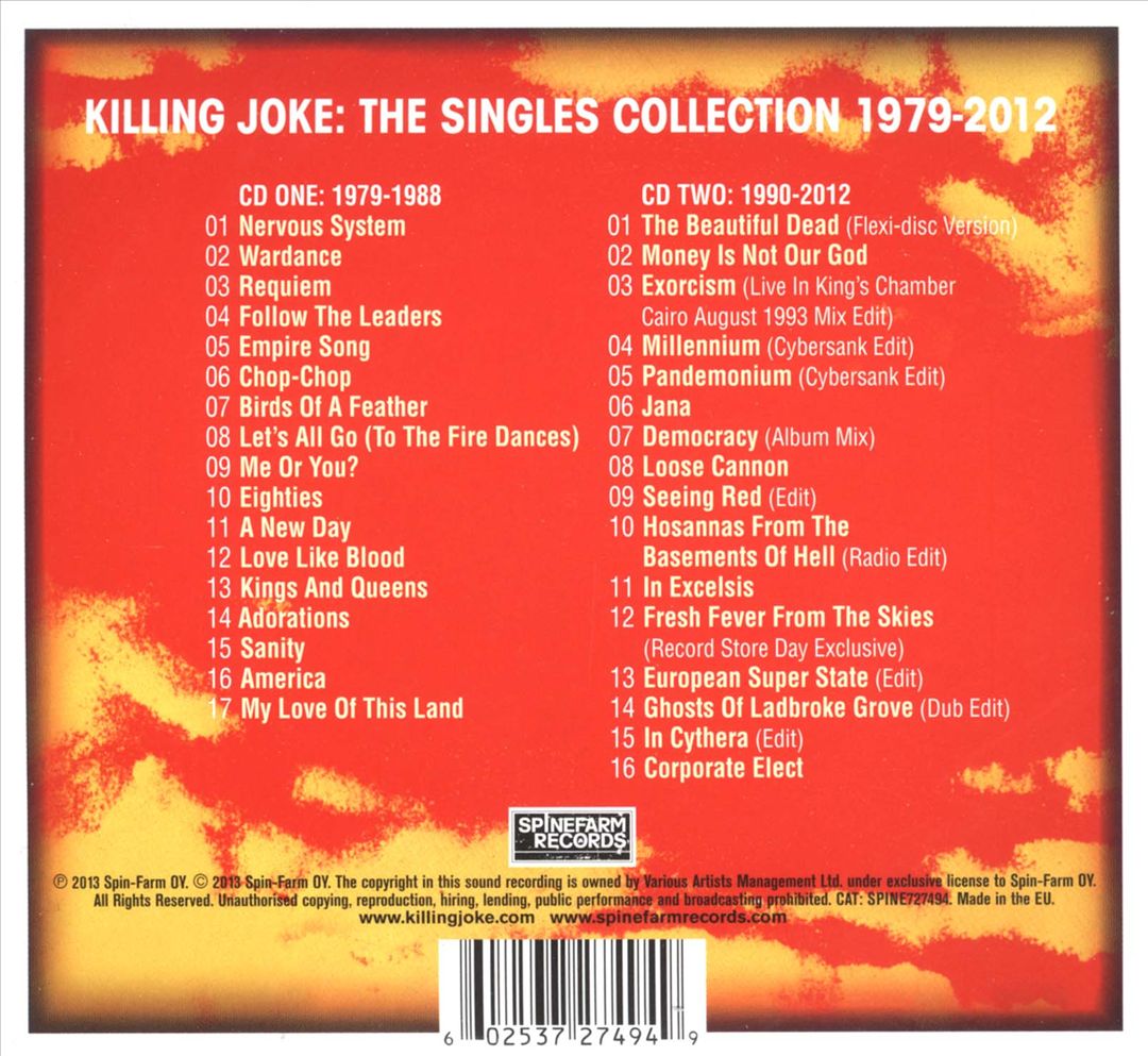 Singles Collection: 1979-2012 cover art