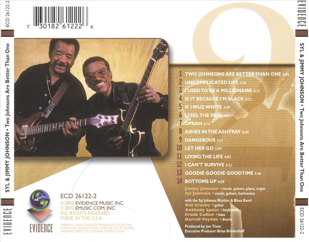 Two Johnsons Are Better Than One cover art