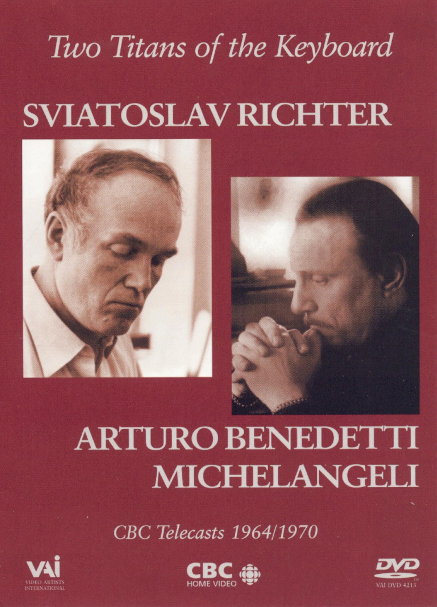 Sviatoslav Richter / Arturo Benedetti Michelangeli: Two Titans Of The Keyboard cover art