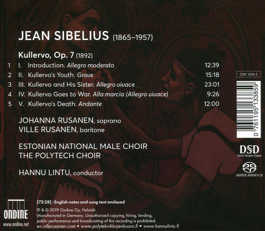 Sibelius: Kullervo cover art
