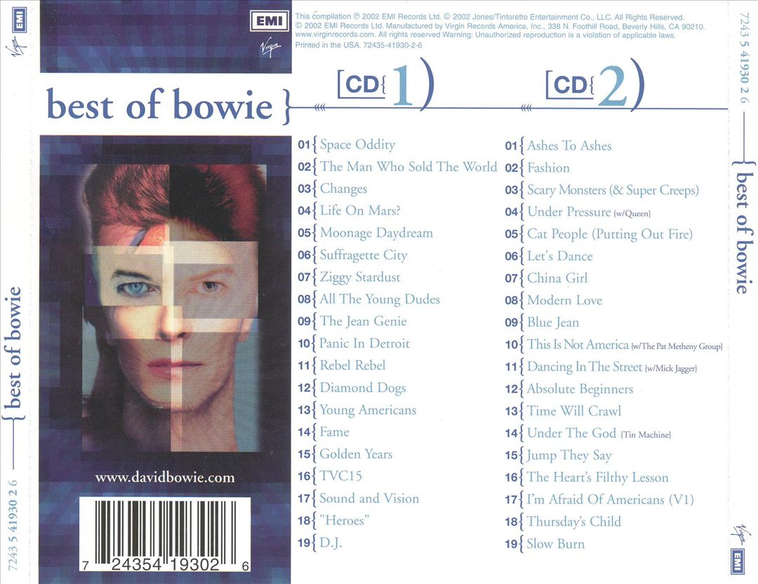 Best of Bowie [US/Canada Bonus CD] cover art