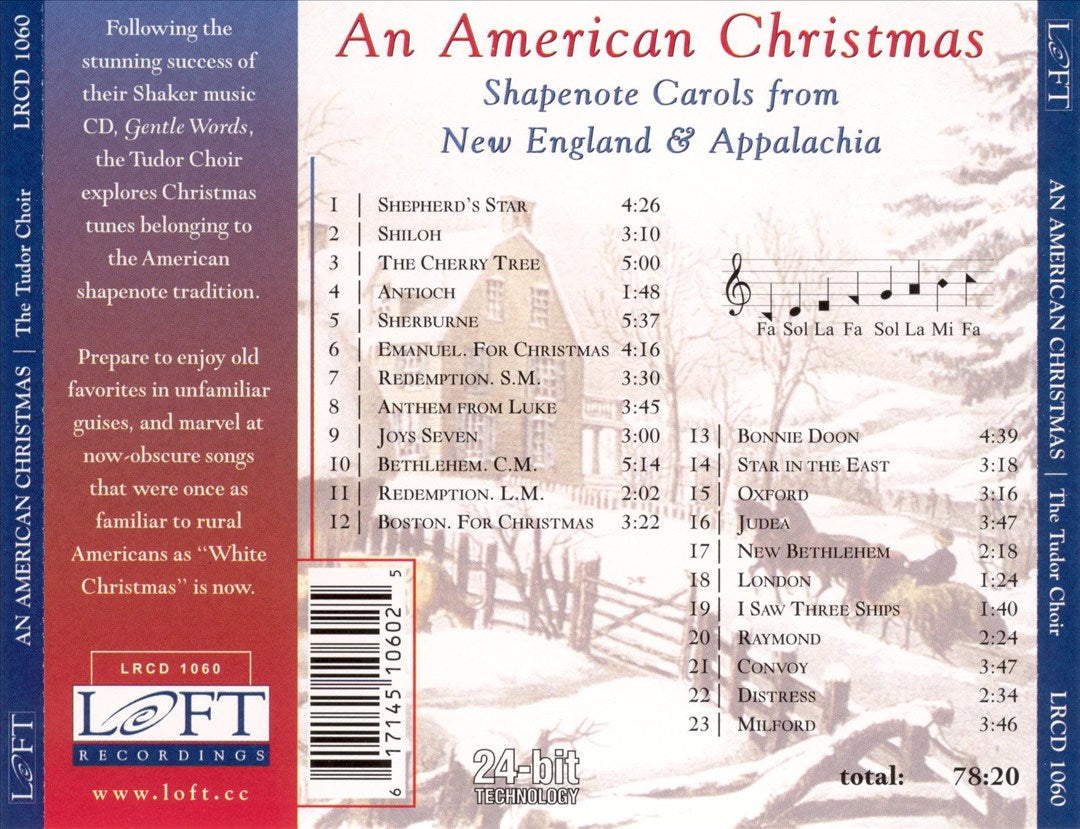 American Christmas: Shapenote Carols from New England & Appalachia cover art