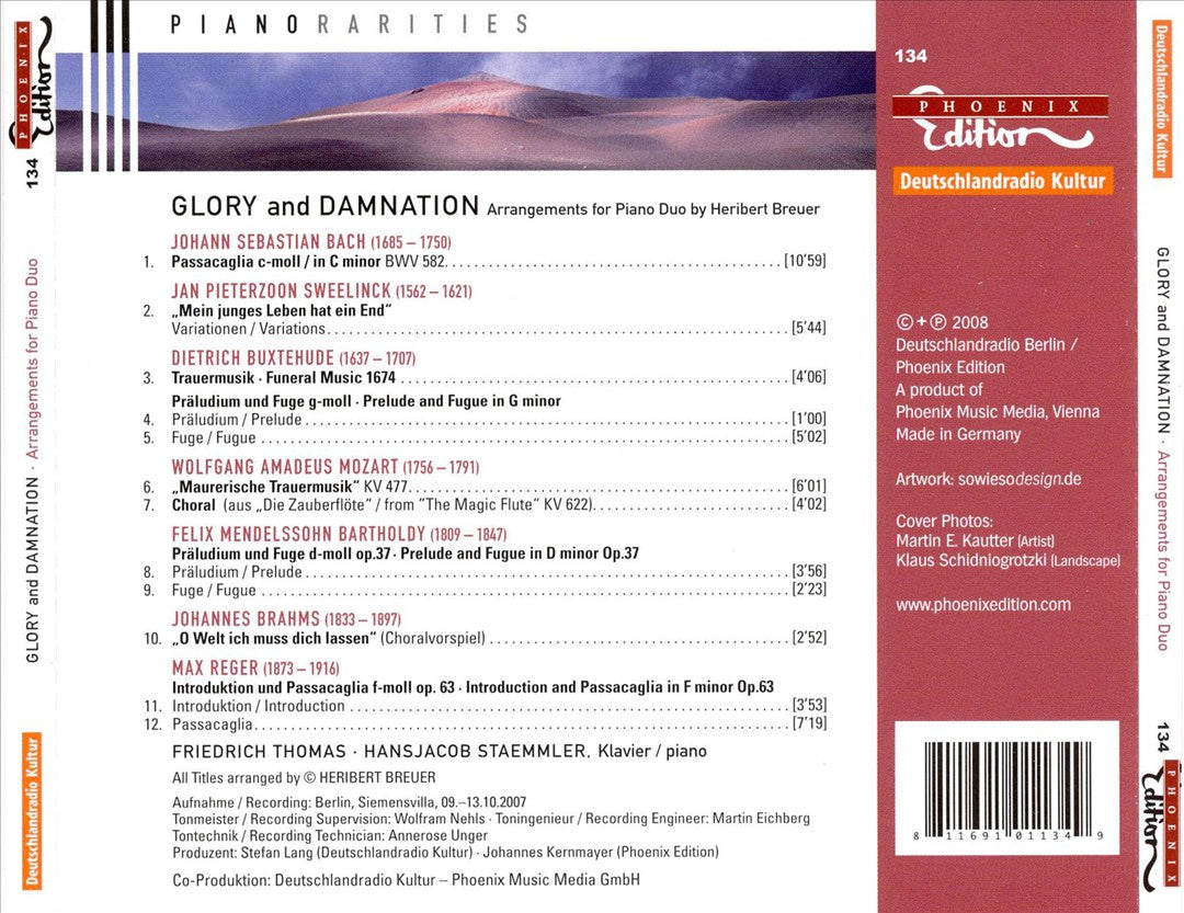 Glory and Damnation cover art