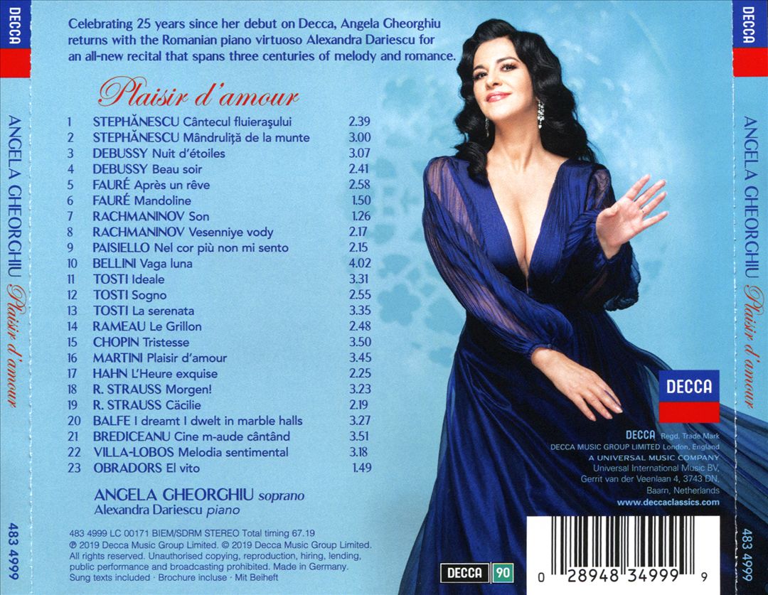 Plaisir d'Amour cover art
