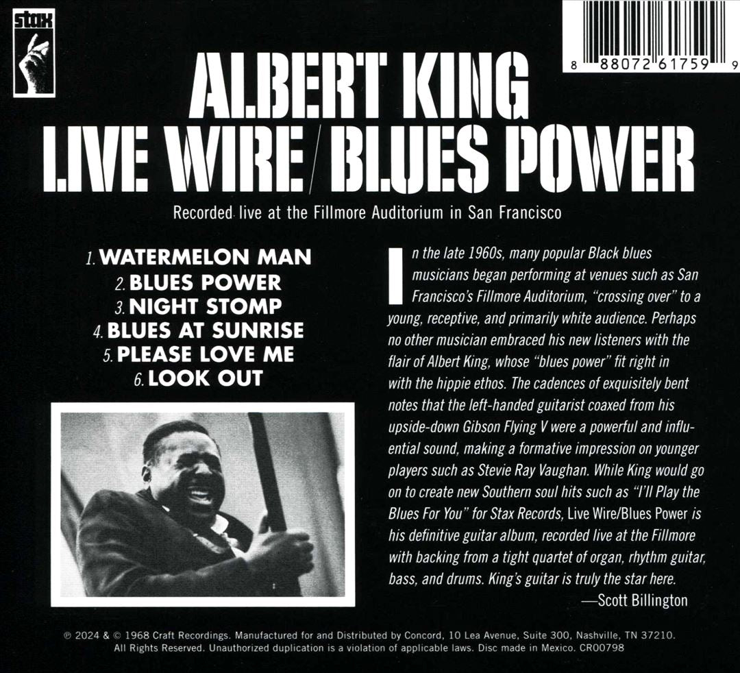 Live Wire/Blues Power [Bluesville Acoustic Sounds Series] cover art