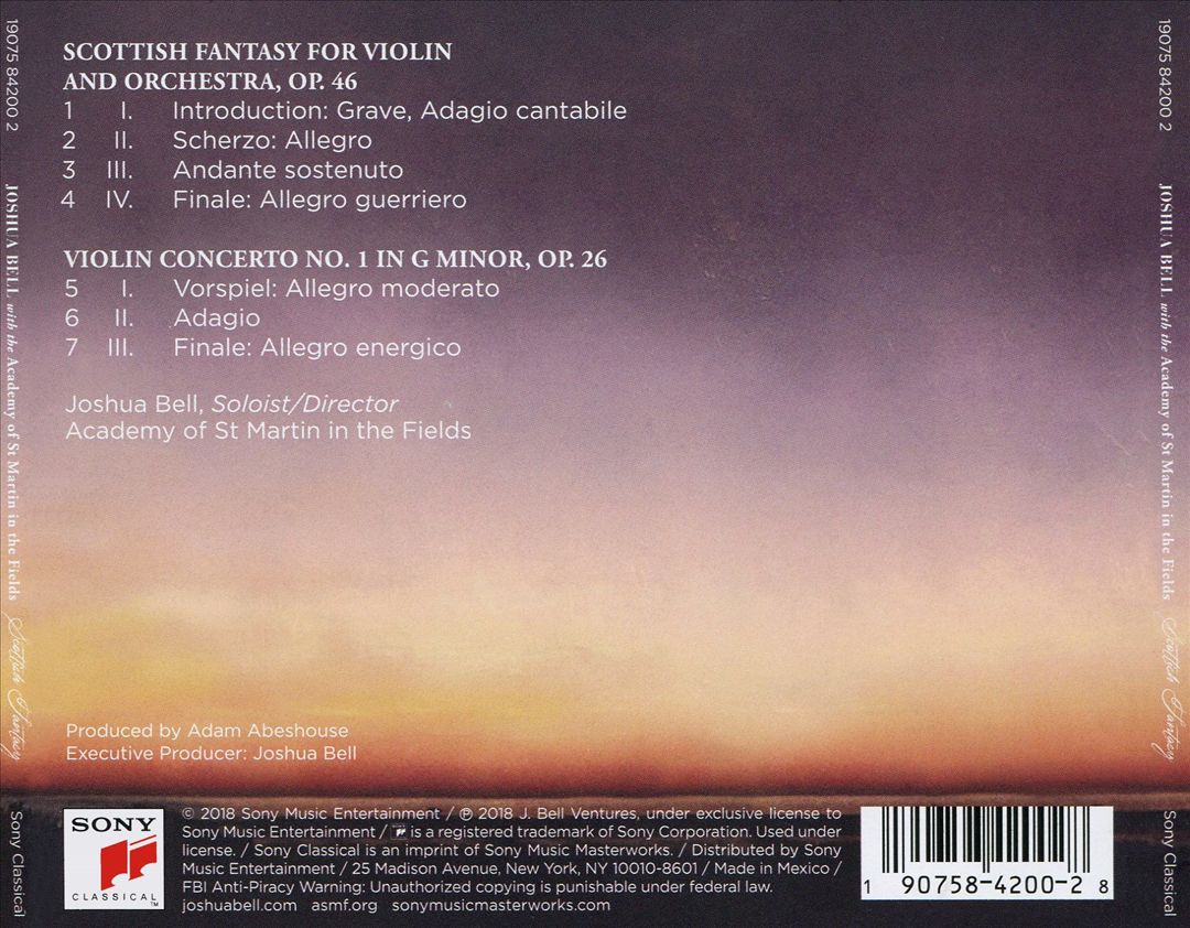 Bruch: Scottish Fantasy cover art