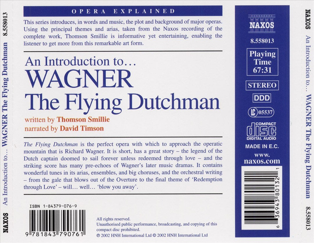Introduction to Wagner's "The Flying Dutchman" cover art
