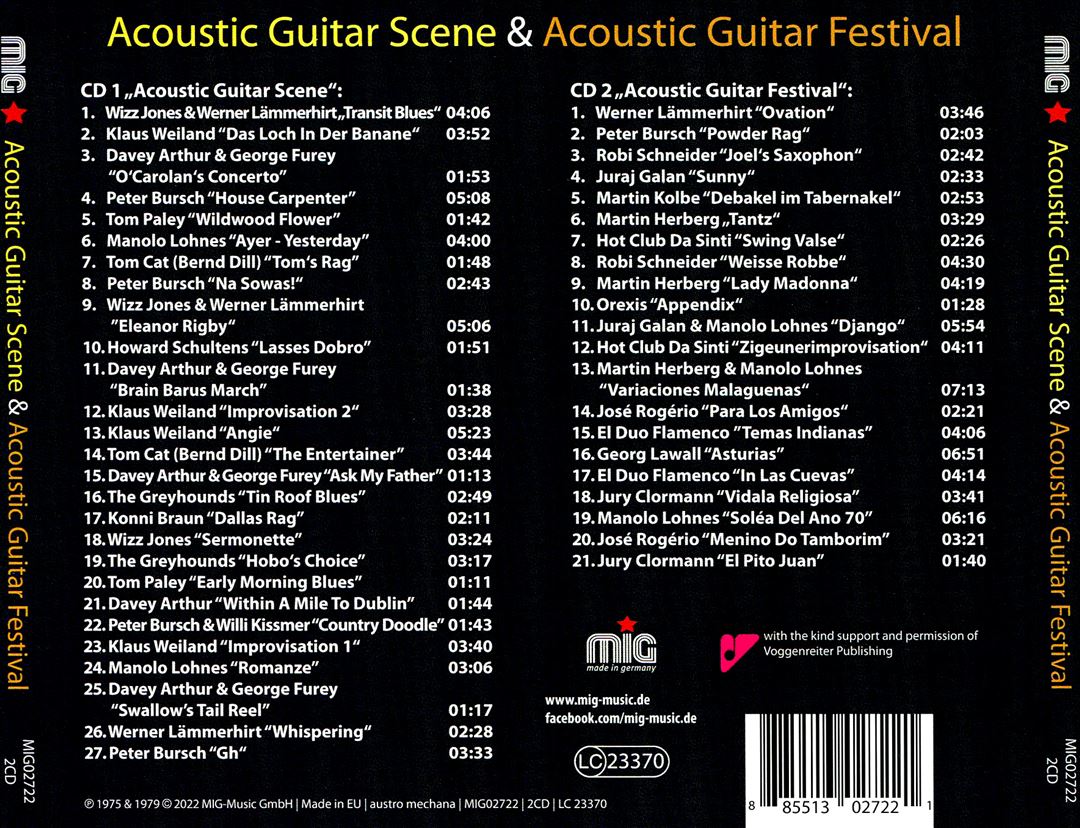 Acoustic Guitar Scene & Acoustic Guitar Festival cover art