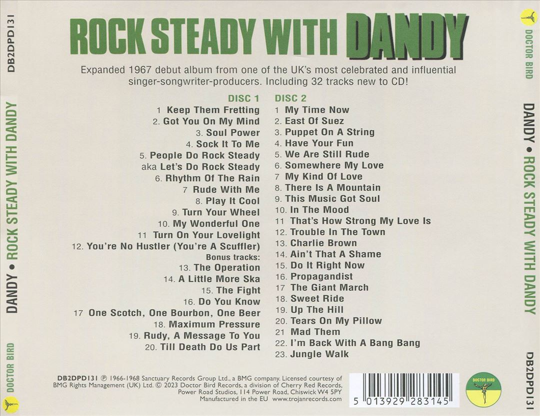 Rock Steady With Dandy   cover art