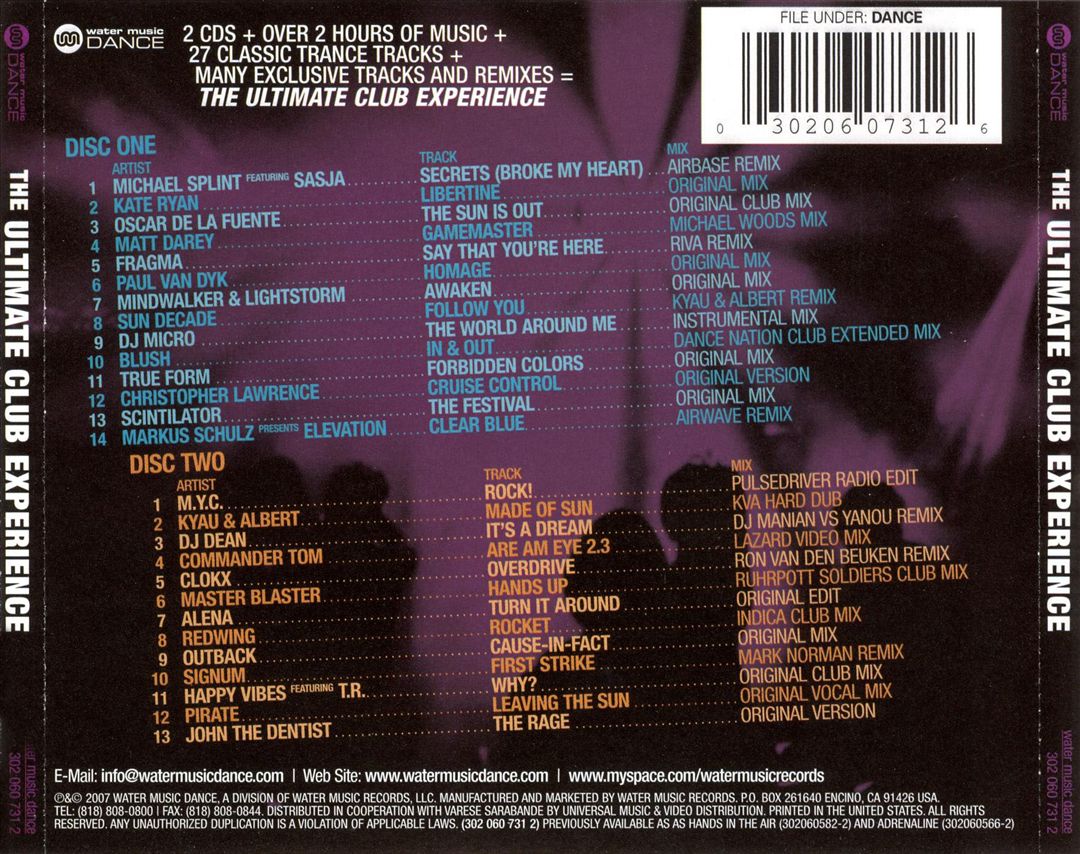 Ultimate Club Experience cover art