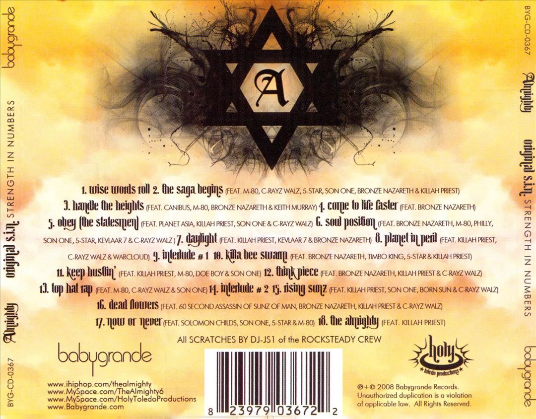 Original S.I.N. cover art
