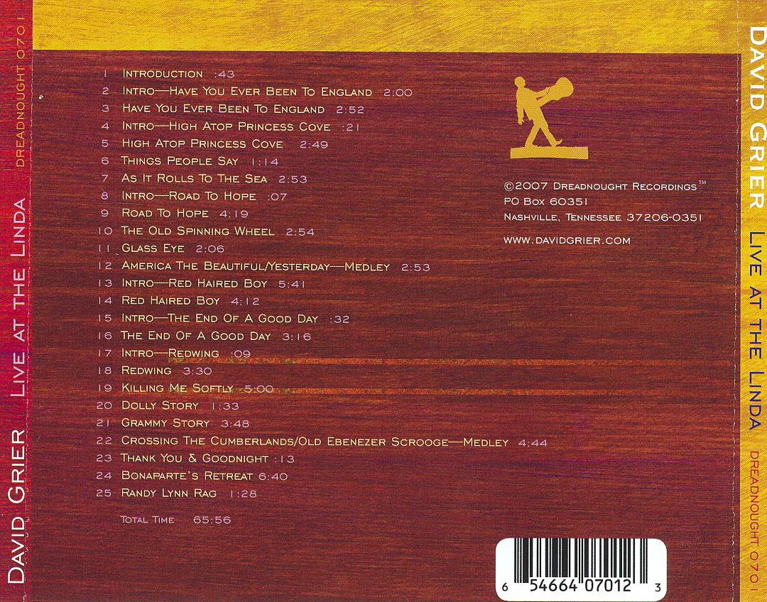 Live at the Linda cover art