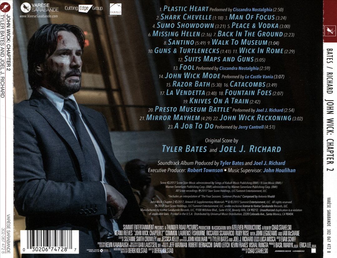 John Wick: Chapter 2 [Original Motion Picture Soundtrack] cover art