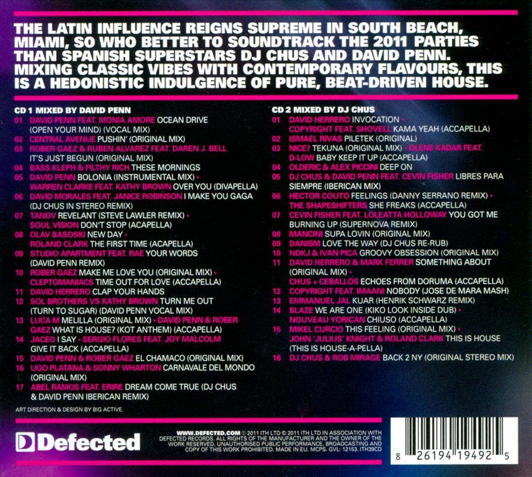 Defected in the House: Miami '11 cover art