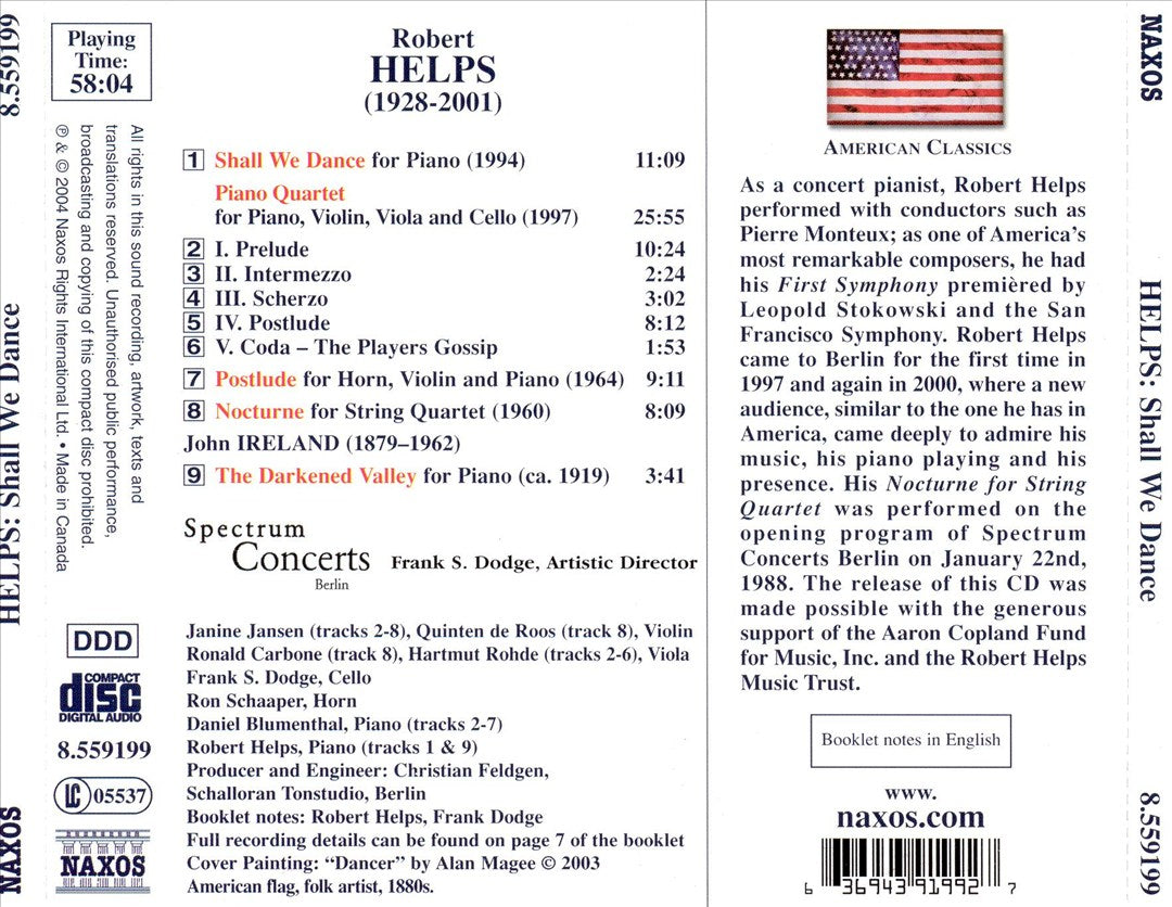 Robert Helps: Shall We Dance cover art