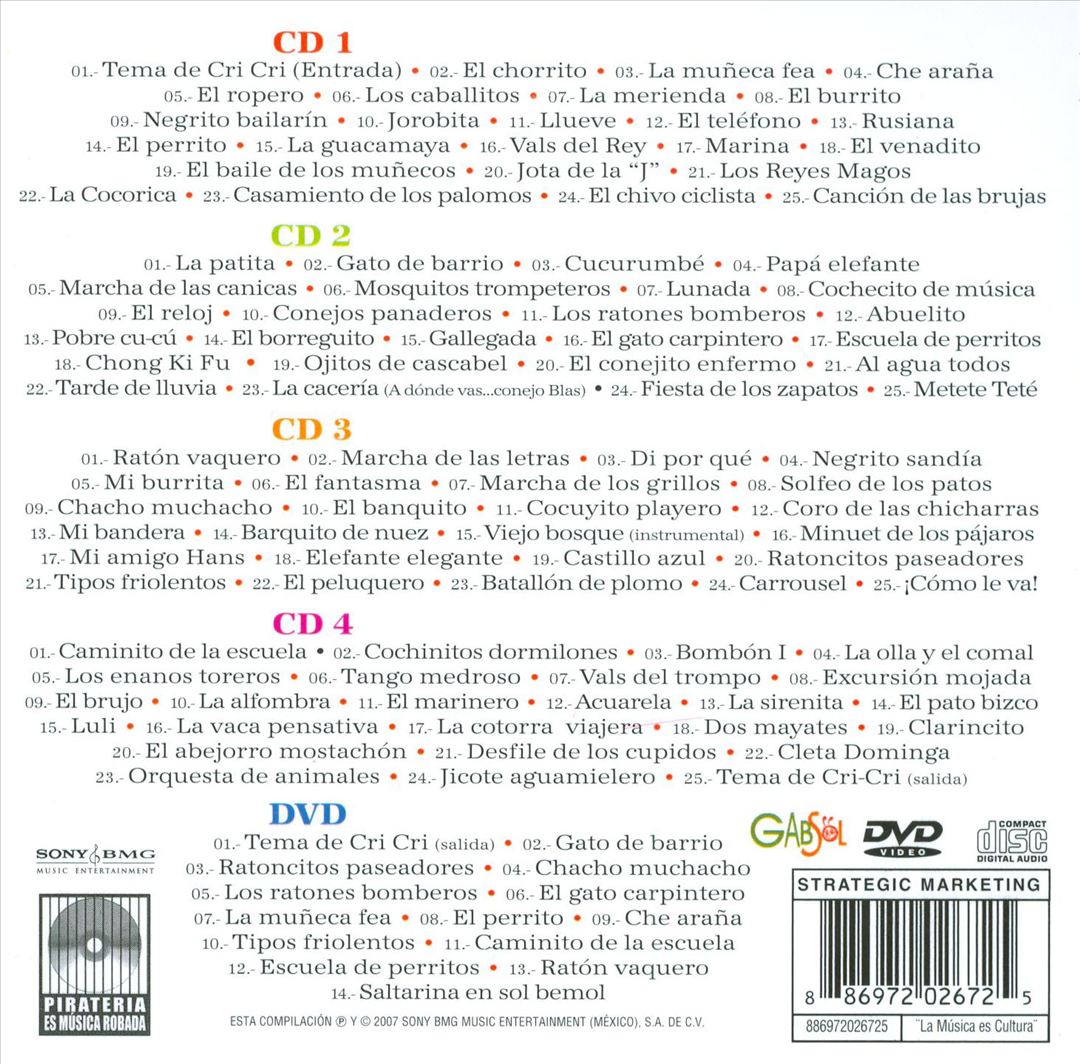 100 Años Éxitos Cri-Crí cover art
