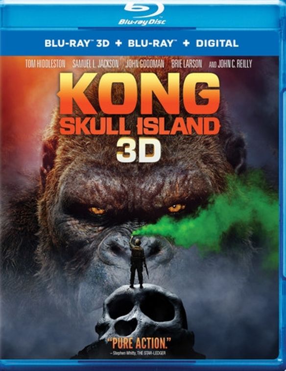 Kong: Skull Island [3D] [Blu-ray] cover art