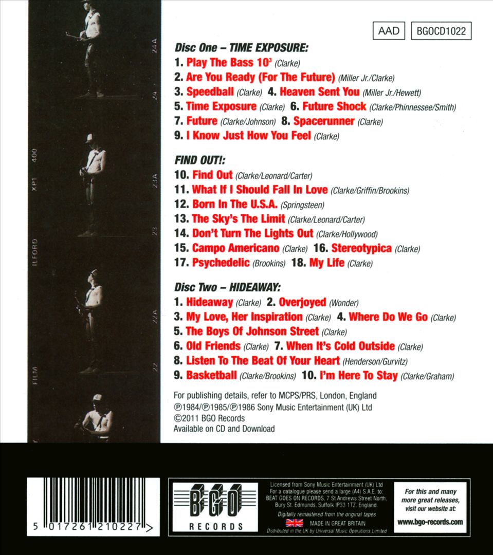 Time Exposure/Find Out!/Hideaway cover art