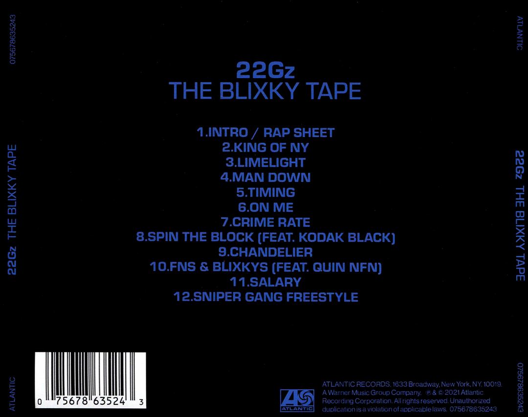 Blixky Tape cover art