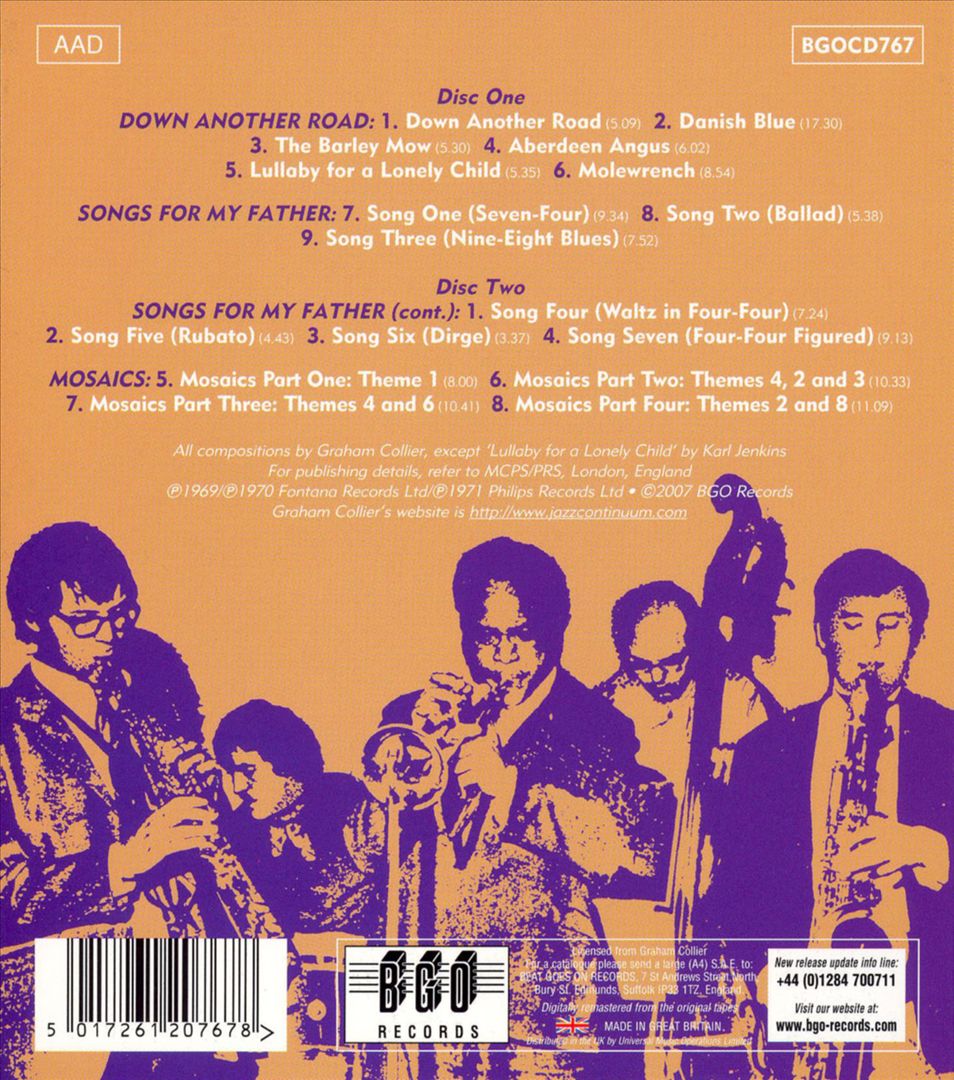 Down Another Road/Songs for My Father/Mosaics cover art