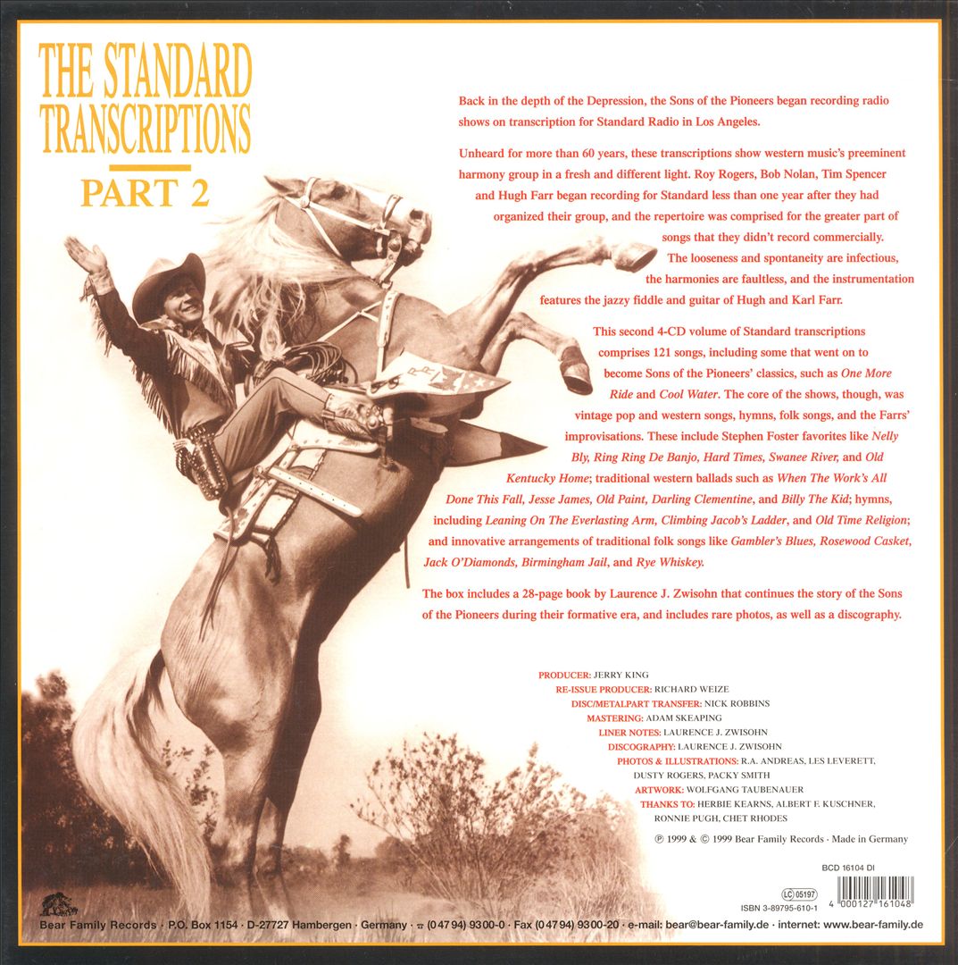 Memories of the Range: Standard Radio cover art