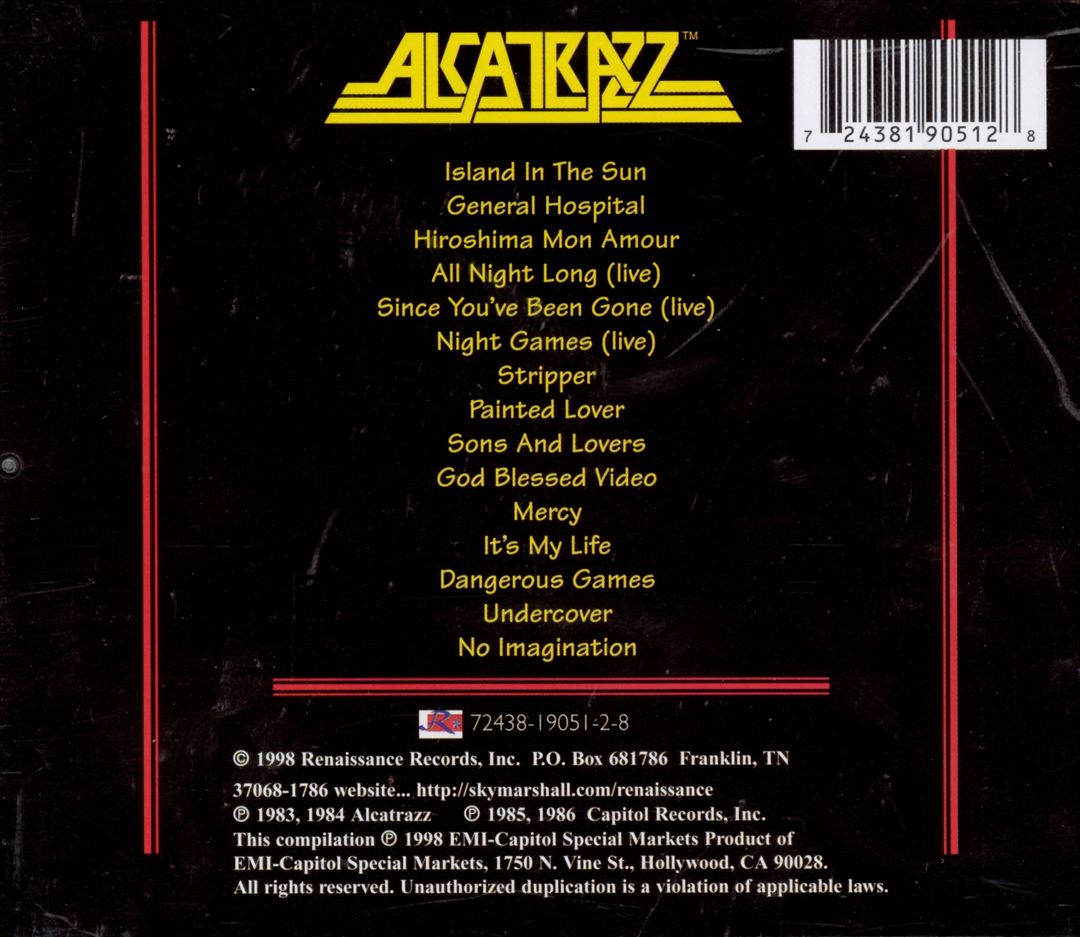 Best of Alcatrazz [Renaissance] cover art