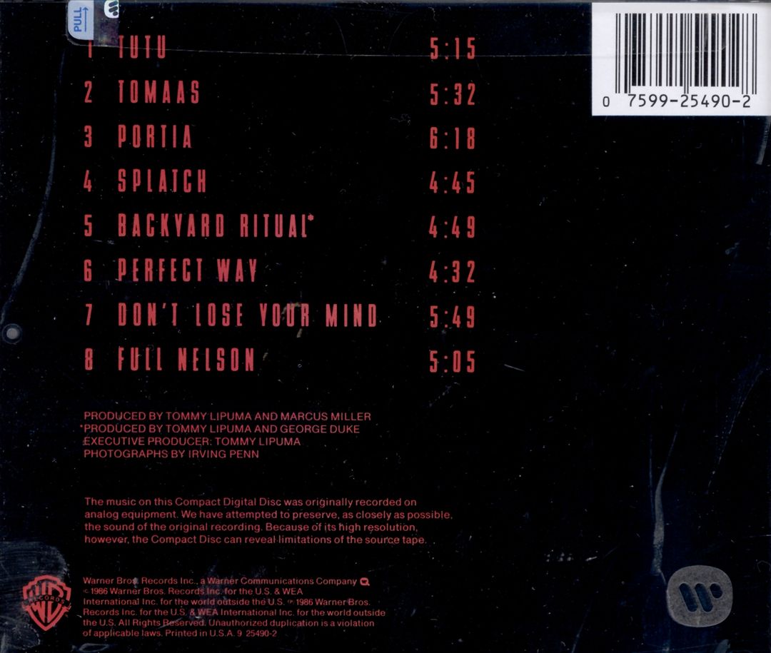 Tutu cover art