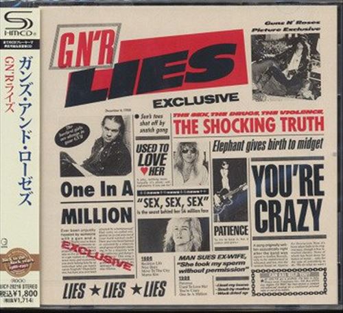G N' R Lies cover art