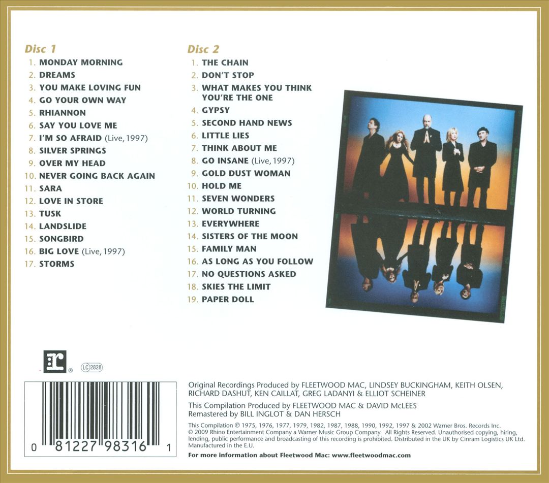 Very Best of Fleetwood Mac [2-CD] cover art