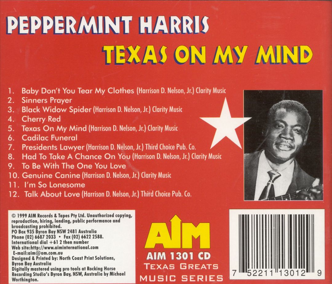 Texas on My Mind cover art