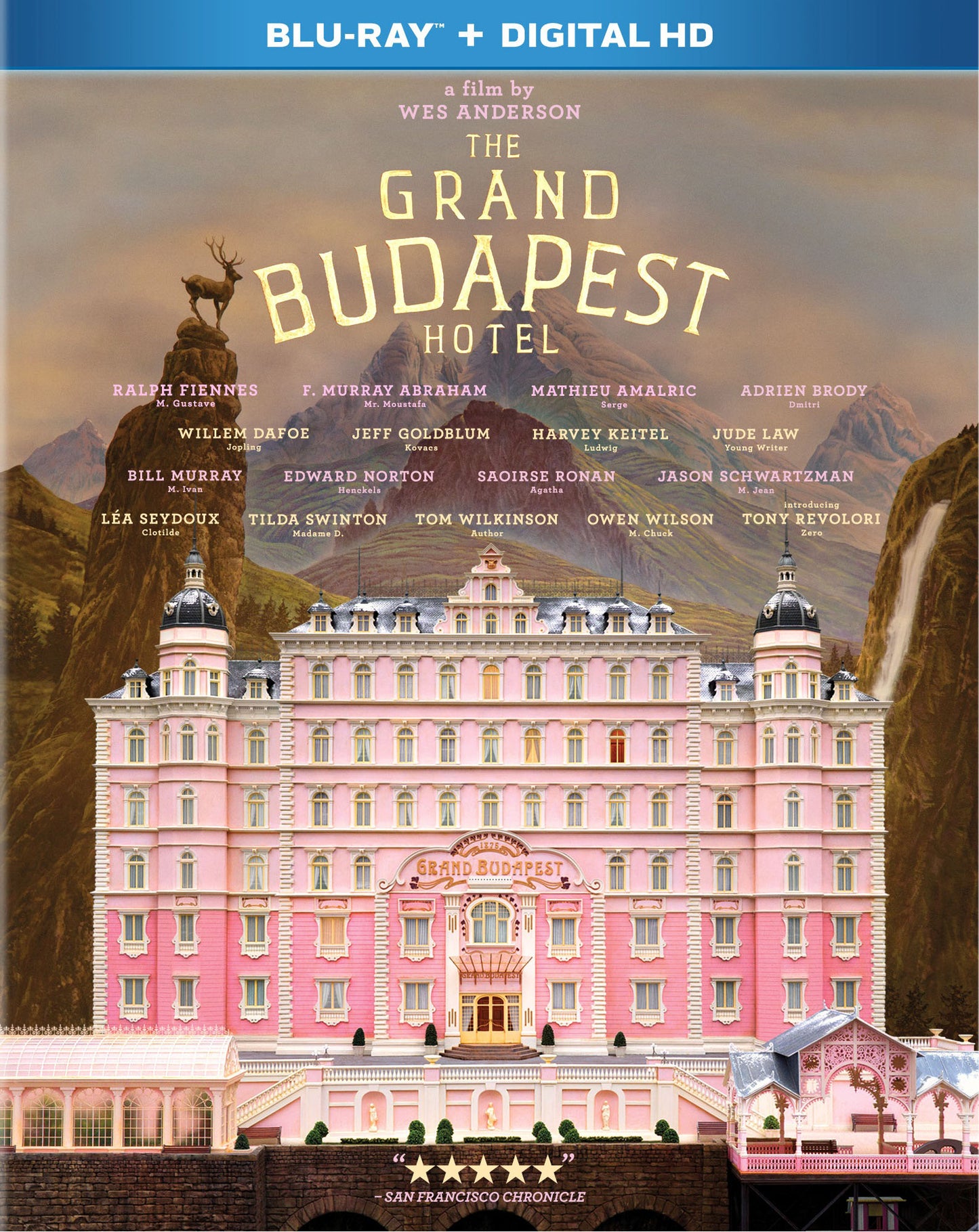 Grand Budapest Hotel [Includes Digital Copy] [Blu-ray] cover art