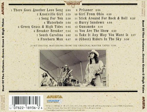 Best of the Outlaws: Green Grass and High Tides cover art