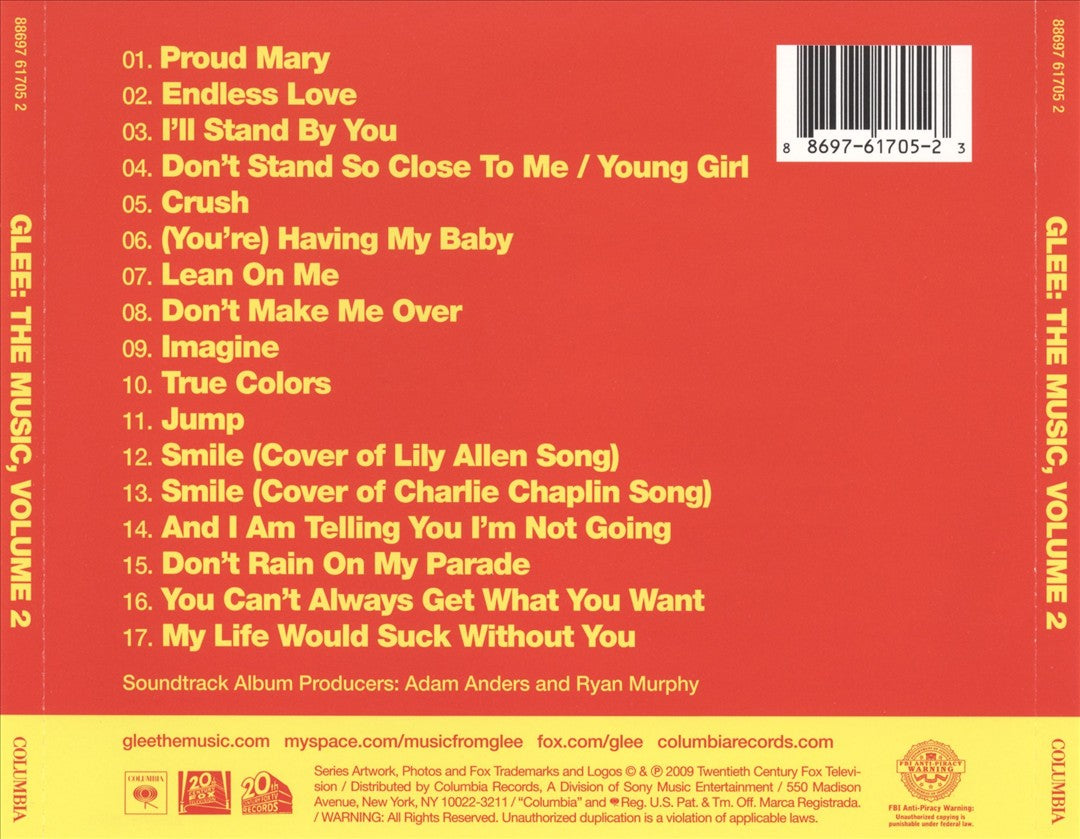 Glee: The Music, Vol. 2 cover art
