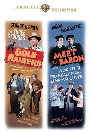 Three Stooges: Meet the Baron/Gold Raiders cover art