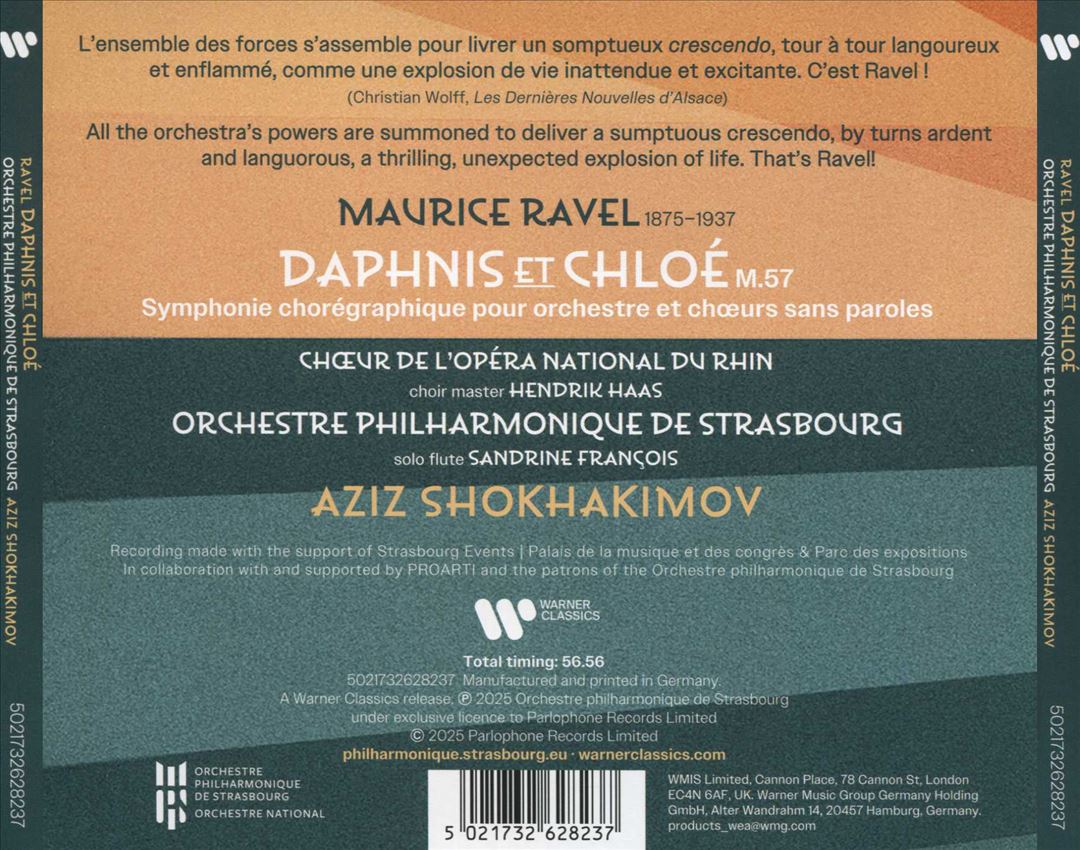 Ravel: Daphnis et Chloé cover art