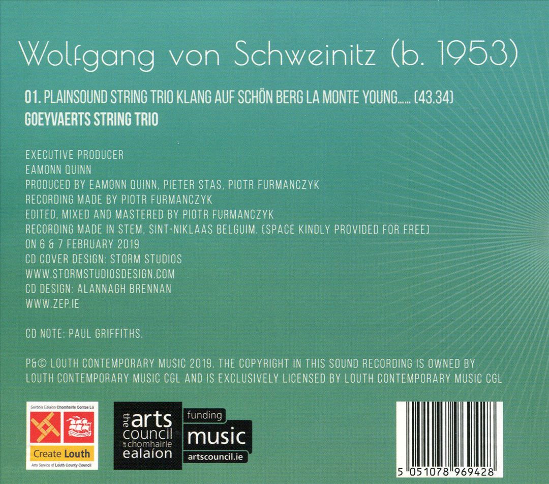 Wolfgang von Schweinitz: Klang cover art