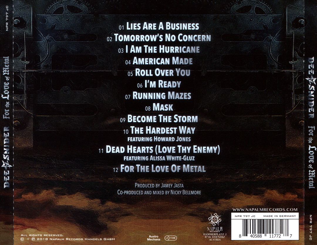 For the Love of Metal cover art