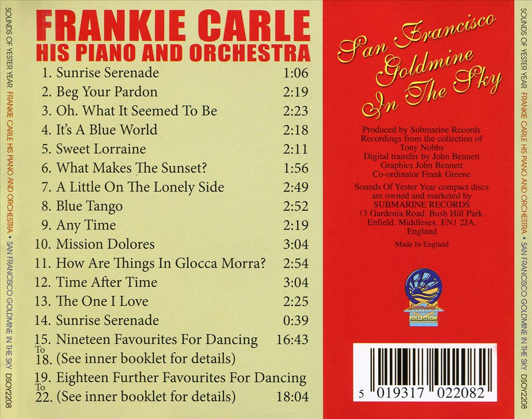 San Francisco/Goldmine in the Sky cover art