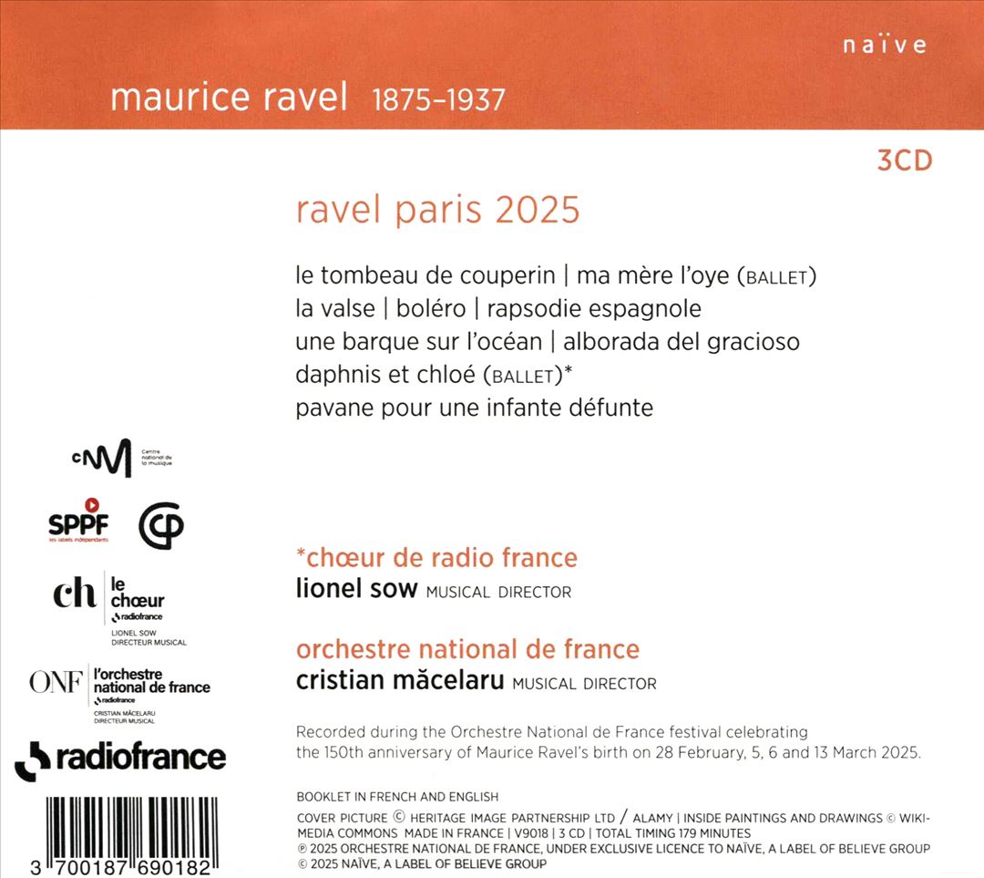 Ravel: Paris 2025 cover art